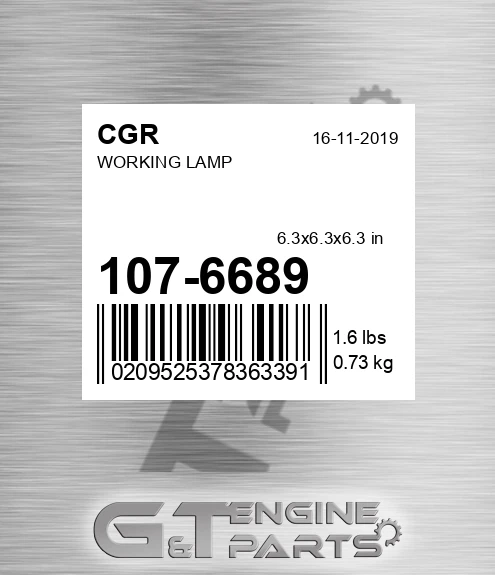 107-6689 Working Lamp