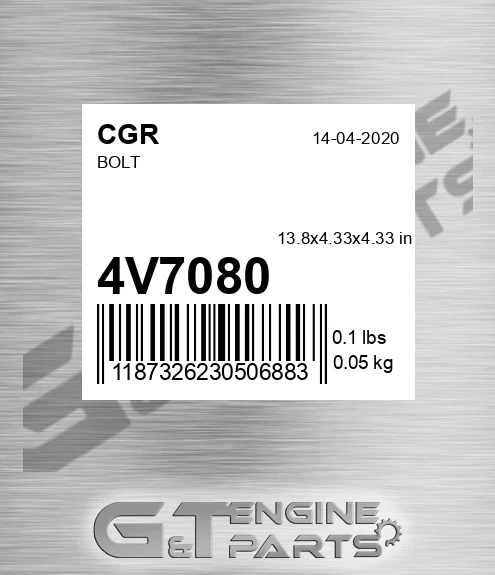 4V7080 Bolt