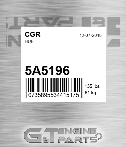 5A5196 CGR Hub