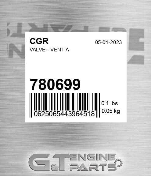 780699 Valve - Vent A