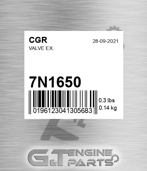 7N1650 Valve Ex.