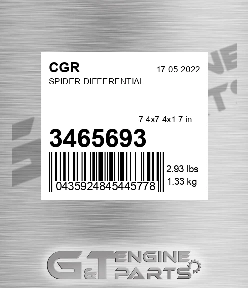 3465693 Spider Differential