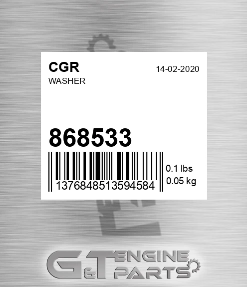 868533 Washer