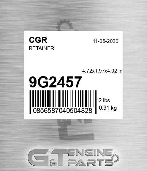 9G2457 CGR Retainer