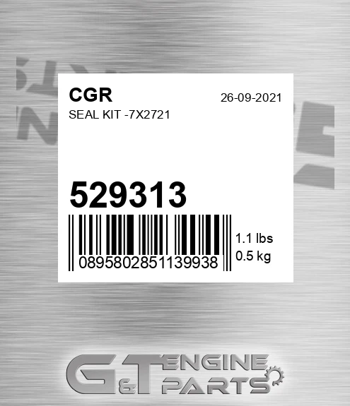 529313 Seal Kit -7x2721