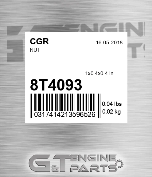 8T4093 Nut