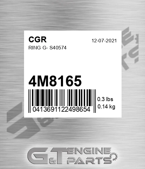 4M8165 Ring G- S40574 for CGR