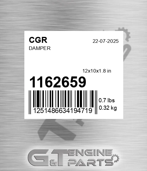 1162659 CGR Damper