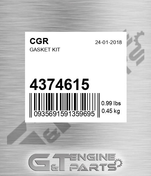 4374615 Gasket Kit