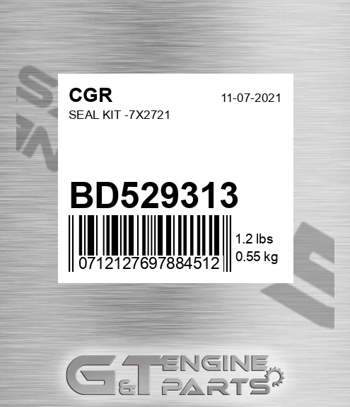 BD529313 Seal Kit -7x2721