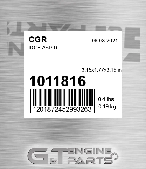 1011816 CGR Idge Aspir.