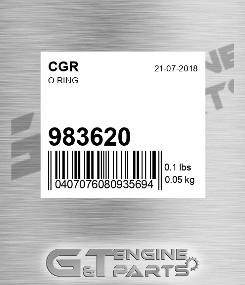 983620 CGR O Ring