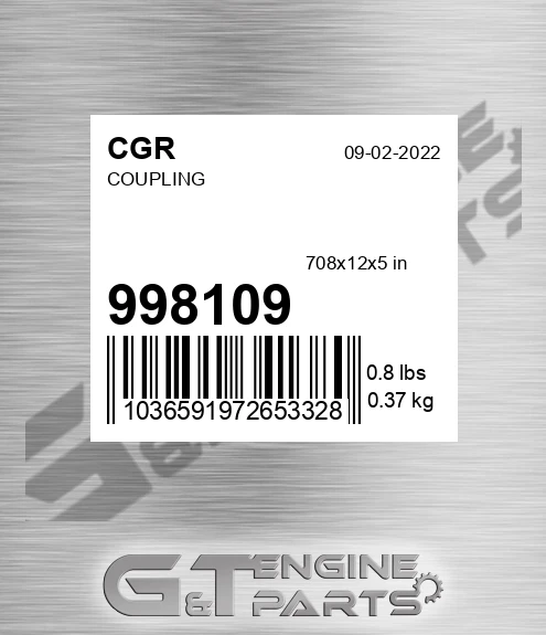 998109 CGR Coupling