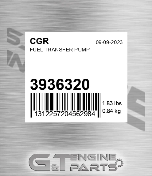 3936320 CGR Fuel Transfer Pump