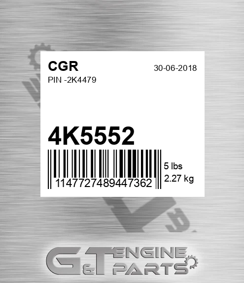 4K5552 CGR Pin -2k4479