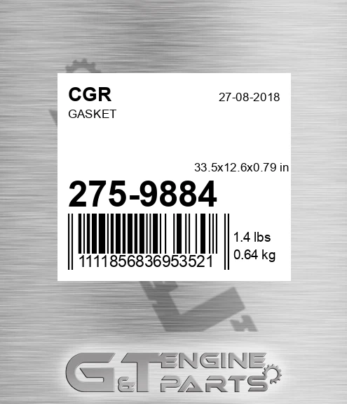275-9884 CGR Gasket