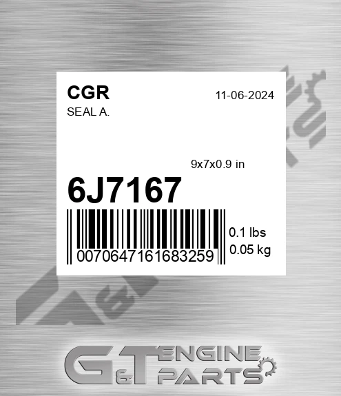 6J7167 Seal A.