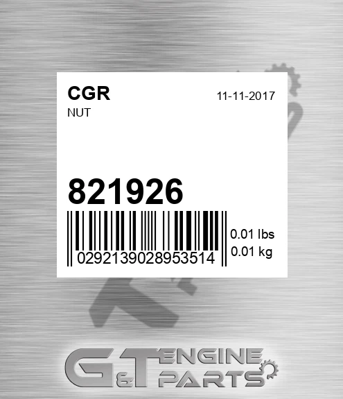 821926 Nut