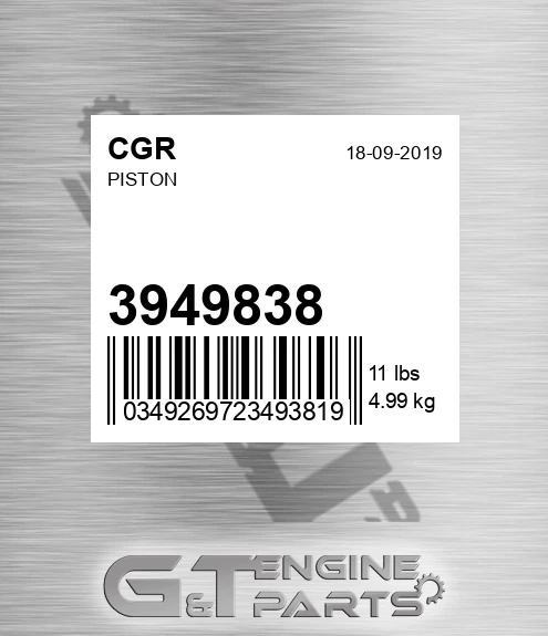 3949838 Piston