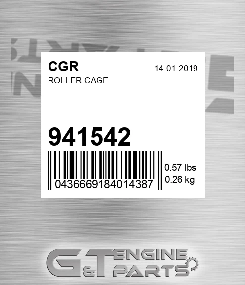 941542 CGR Roller Cage