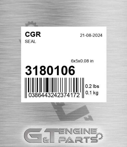 3180106 CGR Seal