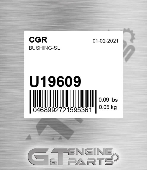 U19609 Bushing-sl