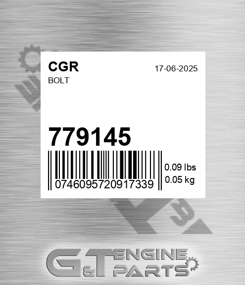 779145 CGR Bolt