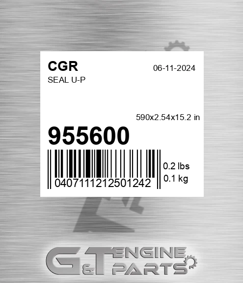 955600 CGR Seal U-p
