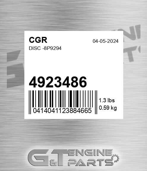 4923486 Disc -8p9294