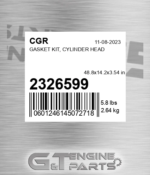 2326599 Gasket Kit, Cylinder Head