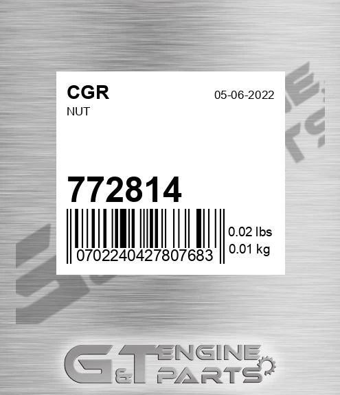 772814 CGR Nut