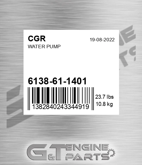6138-61-1401 Water Pump for CGR