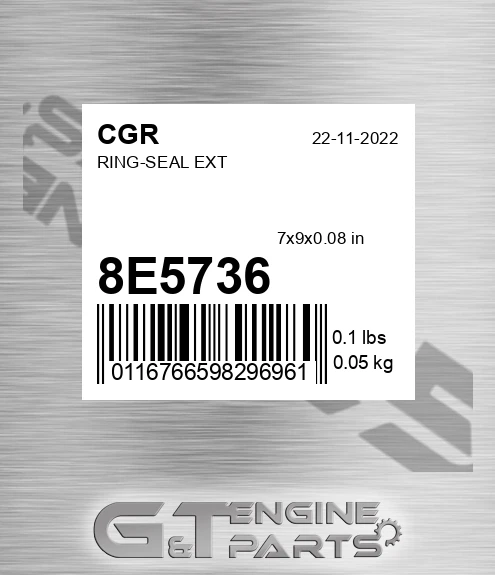 8E5736 CGR Ring-seal Ext