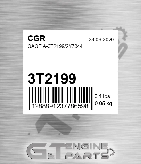 3T2199 Gage A-/2y7344