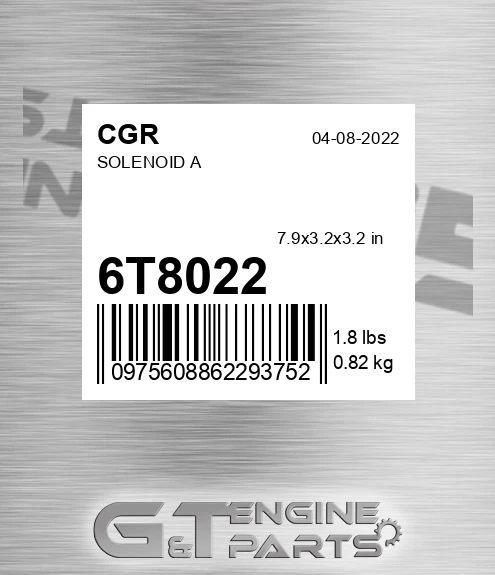 6T8022 CGR Solenoid A