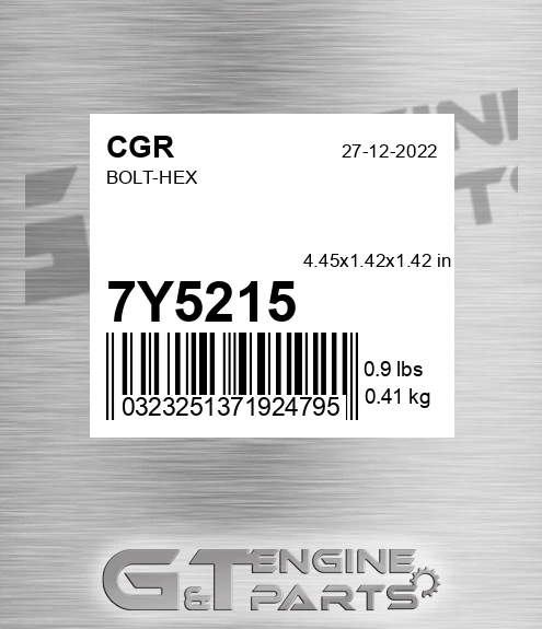 7Y5215 Bolt-hex