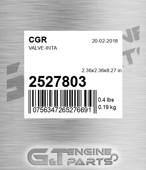 2527803 CGR Valve-inta