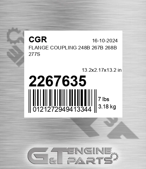 2267635 Flange Coupling 248b 267b 268b 277s