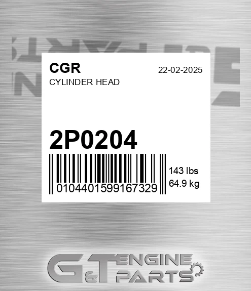 2P0204 Cylinder Head