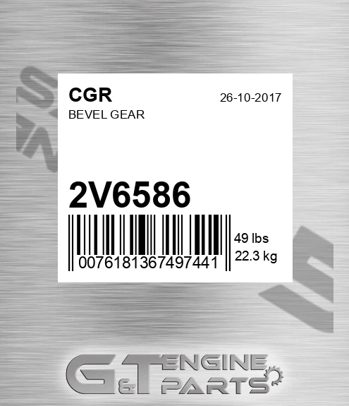 2V6586 Bevel Gear
