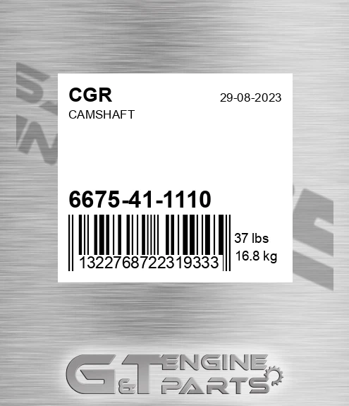 6675-41-1110 Camshaft