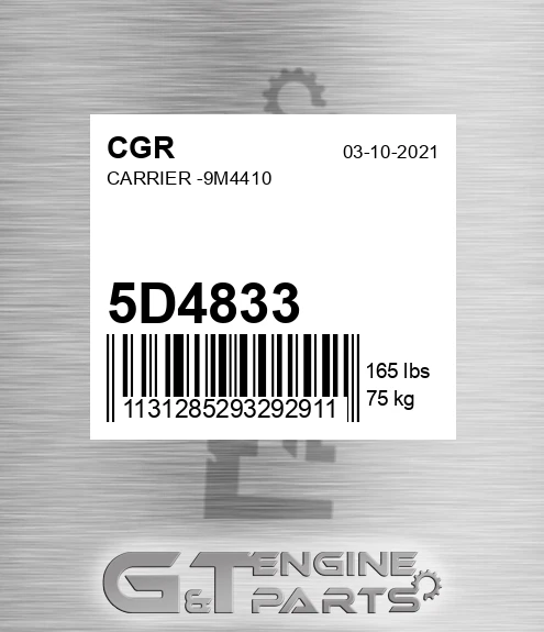 5D4833 Carrier -9m4410
