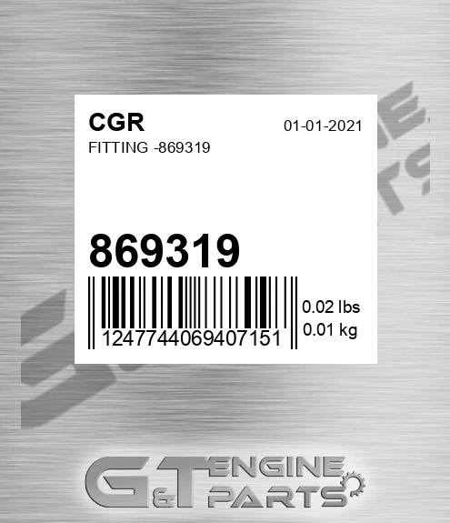 869319 CGR Fitting -