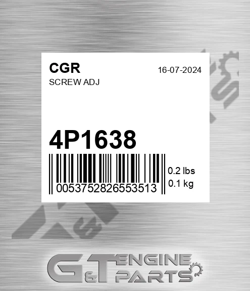 4P1638 CGR Screw Adj