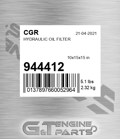 944412 Hydraulic Oil Filter