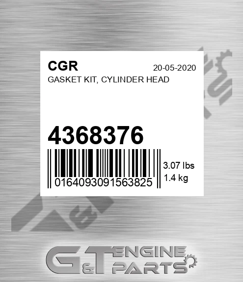 4368376 Gasket Kit, Cylinder Head