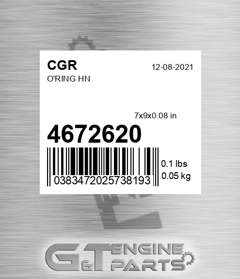 4672620 CGR O'ring Hn