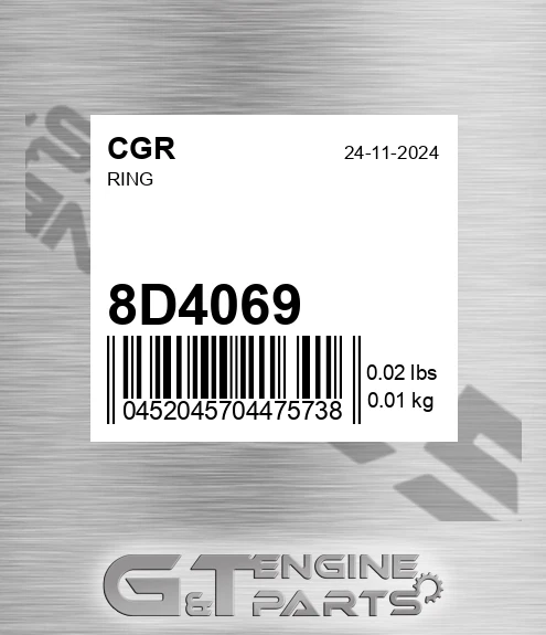 8D4069 CGR Ring