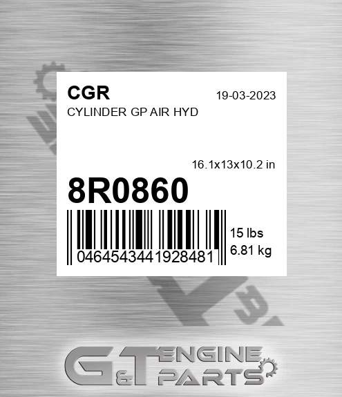 8R0860 Cylinder Gp Air Hyd