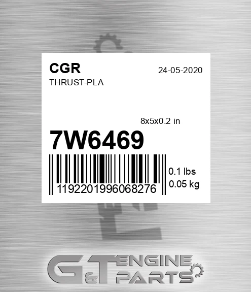 7W6469 CGR Thrust-pla